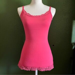 Lace Trim Cami Tank Top